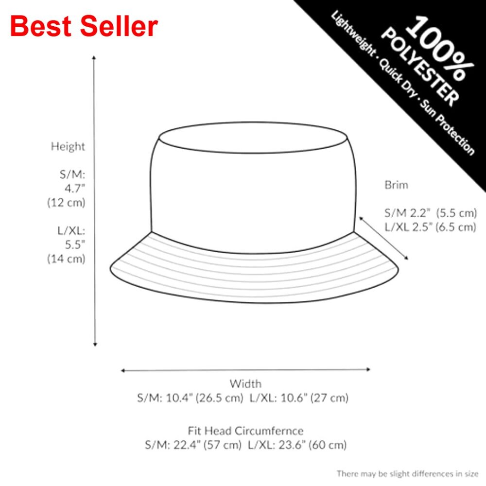 Lightweight Quick Dry Polyester Packable Bucket S… - image 6